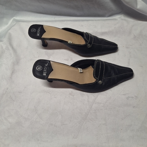 Merona slip on heels size 8.5 - Picture 4 of 6